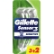 GILLETTE Sensor3 Sensitive - 5 Rasoi Usa E Getta A 3 Lame Per Pelli Sensibili