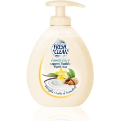 Fresh & Clean Family Care Vaniglia E Latte Di Mandorle - Sapone Liquido 300 ml