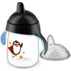 Avent tazza con beccuccio decorata 18m+ 340 ml nero