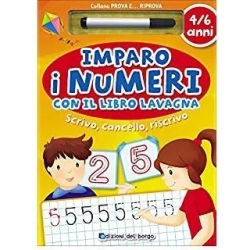 Imparo i numeri con il libro lavagna