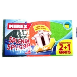 Splendi Spugna - Spugnetta Abrasiva 3 pezzi