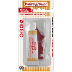 White&Dunn - Kit per Fumatori Spazzolino + Dentifricio 25 ml