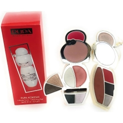 PUPA Kokeshi bianca - trousse make-up occhi e labbra n.03 Marrone