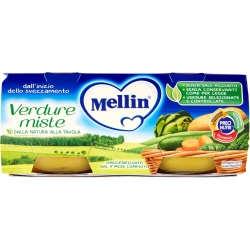 Omogeneizzato di Verdure Miste 2 Vasetti da 80 g