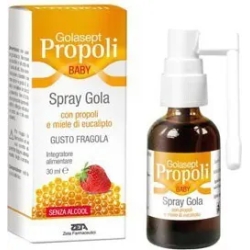 Golasept Propoli Baby - Spray per la Gola, gusto fragola 30 ml