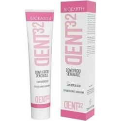 Bioearth Dent32 - Dentifricio gengivale bio con bergaseed 75 ml