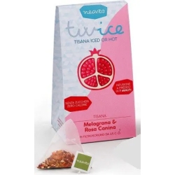 Neavita Twice Melagrana e Bacche di Rosa Canina 15 filtri per infusione a freddo