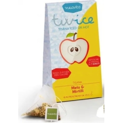 Neavita Twice Mela e Mirtilli tisana - 15 filtri per infusione a freddo