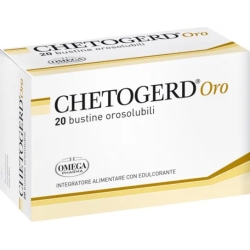 Chetogerd oro 20 bustine orosolubili - Integratore per l'acidità gastrica