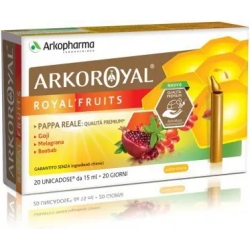 Arkoroyal Royal Fruits 20 fiale 15ml - Integratore con pappa reale