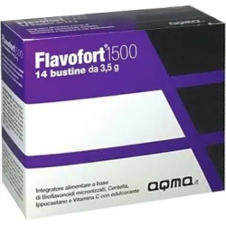 Flavorort 1500 14 bustine - Integratore per il Microcircolo