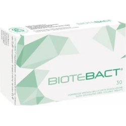 Biotebact 30 Compresse - Integratore Utile Per La Mucosa Orofaringea