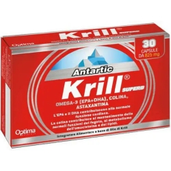 Optima Naturals antartic krill suberb 30 capsule - Integratore alimentare di omega 3