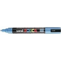 UniPosca marcatore a tempera - 6 pennarelli colore azzurro