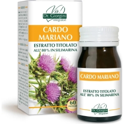 Cardo Mariano Estratto Titolato 60 Pastiglie - Integratore Per La Funzione Epatica