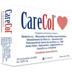 Carecol 30 Compresse - Integratore per il colesterolo