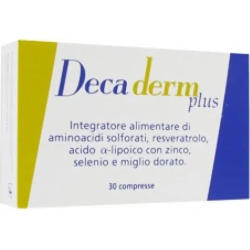 Decaderm Plus - Integratore per il benessere del cuoio capelluto 30 compresse