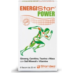 Energistar Power 6 Flaconi da 25 ml - Integratore Per Sportivi