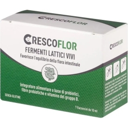 Crescoflor 7 flaconcini - integratore di fermenti lattici vivi