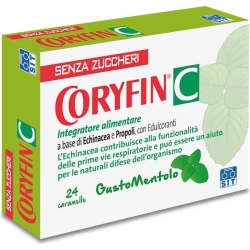 Coryfin C 24 Caramelle Gusto Mentolo - Integratore Di Echinacea E Propoli