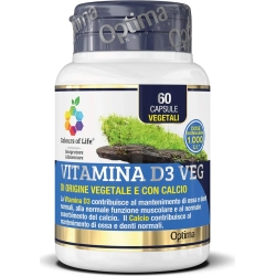 Colours Of Life Vitamina D3 Veg 60 Capsule - Integratore Per Muscoli E Ossa