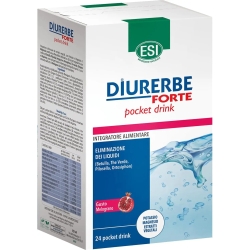 Esi Diurerbe Forte 24 Pocket Drink Gusto Melograno - Integratore Drenante