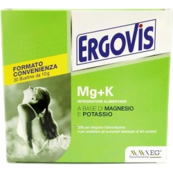 Ergovis mg+k 30 bustine - Integratore per combattere la spossatezza