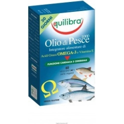 Equilibra Olio Pesce 1000 60 perle - Integratore per il benessere cardiovascolare