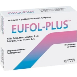 eufol plus 30 compresse - integratore per il benessere della gestante e del nascituro