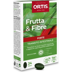 Frutta & Fibre Forte Ortis 24 compresse - Per il transito intestinale