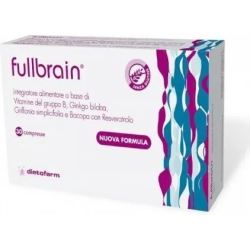 fullbrain 30 compresse - integratore per la funzionalità cognitiva