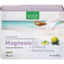 Magnesio B6 + Griffonia + Radiola Rosea - Integratore 60 cps