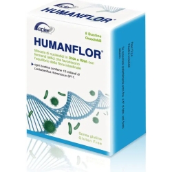Humanflor 8 bustine - Integratore di Fermenti Lattici