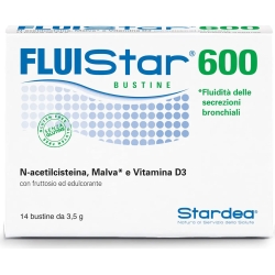 Fluistar600 - Integratore Per Le Secrezioni Bronchiali 14 Bustine