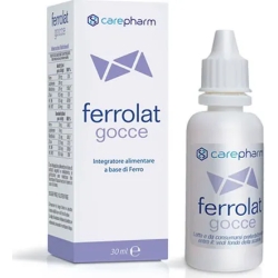 Ferrolat Gocce 30 ml - Integratore A Base Di Ferro Per Bambini