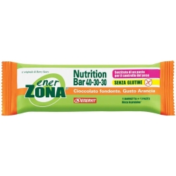 Enerzona Nutrition Bar 40-30-30 Sostituto Del Pasto Cioccolato fondente Gusto Arancia 1 Barretta