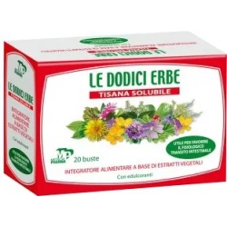 le dodici erbe 20 bustine - tisana per il transito intestinale