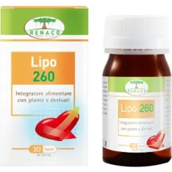 lipo 260 30 capsule - integratore per il metabolismo del colesterolo