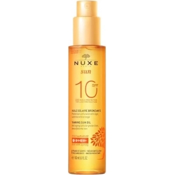 NUXE Crema Solare 10 SPF Olio Viso E Corpo Sun Protezione Bassa 150 ml