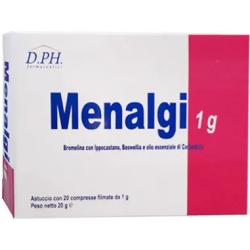 menalgi 20 compresse - integratore alimentare utile al microcircolo