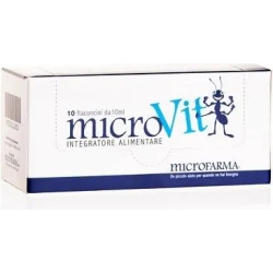 Microvit multivit 10 flaconcini - integratore per il benessere dell'organismo
