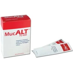 Mucalt TC-600 20 Bustine Da 4 gr - Integratore Per Le Vie Respiratorie