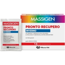 Massigen Pronto Recupero Inverno 14 Buste - Integratore alimentare per il sistema immunitario
