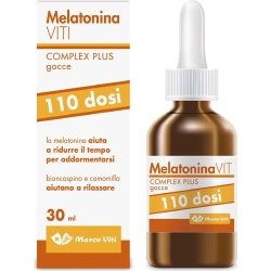 Melatonina Viti Complex Plus - Integratore Riposo Gocce 30 ml