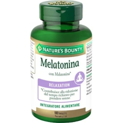 Nature S Bounty Melatonina 100 Tavolette - Integratore per il sonno