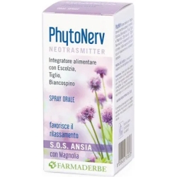 Phytonerv Neotrasmitter Sos Ansia 30 ml - Spray Orale