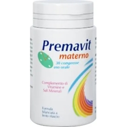 Premavit Materno - Vitamine e Minerali per la Gravidanza - 30 Compresse