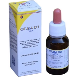 HERBOPLANET Olea D3 Max 20 ml - Per Il Sistema Muscolo Scheletrico