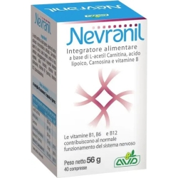 Nevranil 40 Compresse - Integratore Per Il Benessere Del Sistema Nervoso