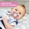 Chicco Physio Comfort night - 2 Succhietti in Silicone 16-36m rosa